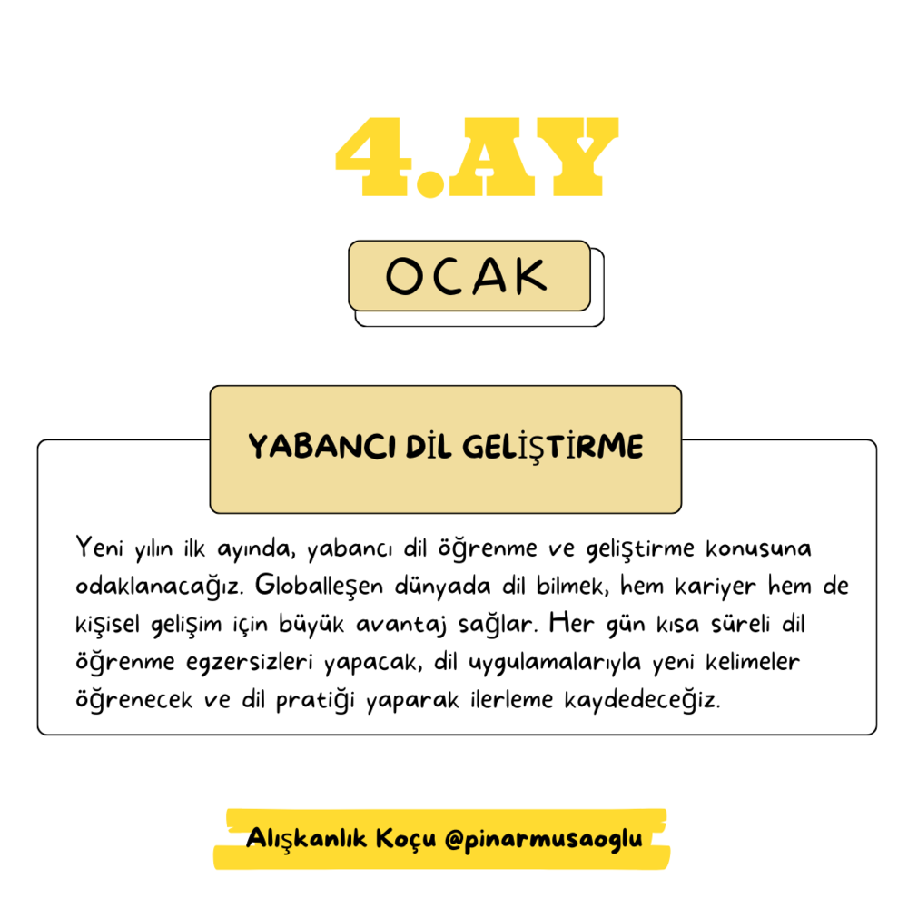Yabancı Dil Geliştirme Alışkanlığı- OCAK AYI KATILIMI (Kopya)