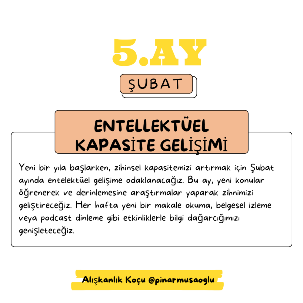 Entellektüel Kapasite Gelişimi- ŞUBAT AYI KATILIMI
